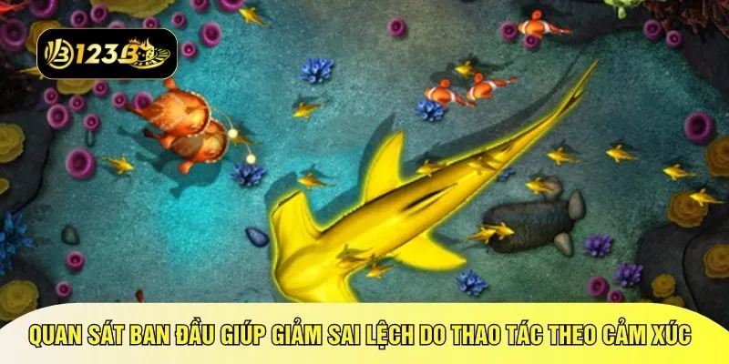 Quan sát ban đầu giúp giảm sai lệch do thao tác theo cảm xúc