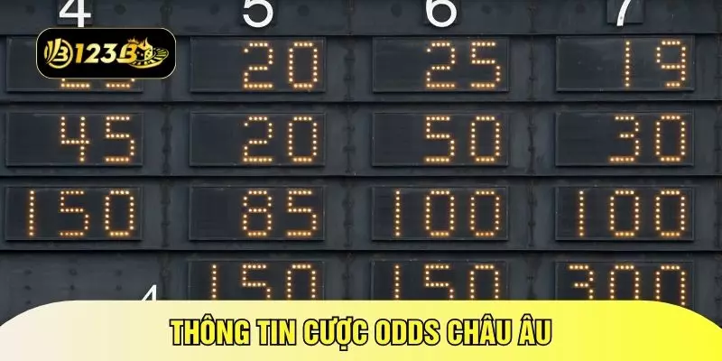 Thông tin cược odds châu Âu